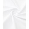 Alimens & Gentle Mens Dress Shirts Stretch Muscle Fit Wrinkle Free Long Sleeve Button Down Shirt Casual Business Formal Shirt(White)