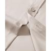Alimens & Gentle Men’s Dress Shirts Transitional Weather Long Sleeve Stretch Wrinkle-Free Button Down Top(Beige)