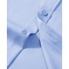 Alimens & Gentle Men’s Dress Shirts Transitional Weather Long Sleeve Stretch Wrinkle-Free Button Down Top(Blue)