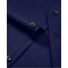 Alimens & Gentle Men’s Dress Shirts Wrinkle Free Stretch Solid Long Sleeve Button Down Shirt Wedding Dating(Navy Blue)