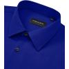Alimens & Gentle Men’s Dress Shirts Wrinkle Free Stretch Solid Long Sleeve Button Down Shirt Wedding Dating(Royal Blue)