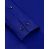 Alimens & Gentle Men’s Dress Shirts Wrinkle Free Stretch Solid Long Sleeve Button Down Shirt Wedding Dating(Royal Blue)
