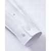 Alimens & Gentle Men’s Dress Shirts Wrinkle Free Stretch Solid Long Sleeve Button Down Shirt Wedding Dating(Solid White)