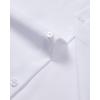 Alimens & Gentle Men’s Dress Shirts Wrinkle Free Stretch Solid Long Sleeve Button Down Shirt Wedding Dating(Solid White)