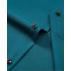 Alimens & Gentle Men’s Dress Shirts Wrinkle Free Stretch Solid Long Sleeve Button Down Shirt Wedding Dating(Teal)