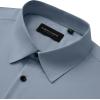 Alimens & Gentle Men’s Long Sleeve Dress Shirts Wrinkle Free Stretch Wedding Business Casual Button Down Shirt(Grey)