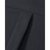 Alimens & Gentle Mens Oxford Shirt Solid Stretch Dress Shirts Casual Business Long Sleeve Button Down Shirt with Pocket(Black)