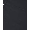 Alimens & Gentle Mens Oxford Shirt Solid Stretch Dress Shirts Casual Business Long Sleeve Button Down Shirt with Pocket(Black)