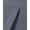 Alimens & Gentle Mens Oxford Shirt Solid Stretch Dress Shirts Casual Business Long Sleeve Button Down Shirt with Pocket(Grey)