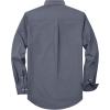 Alimens & Gentle Mens Oxford Shirt Solid Stretch Dress Shirts Casual Business Long Sleeve Button Down Shirt with Pocket(Grey)