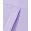 Alimens & Gentle Mens Oxford Shirt Solid Stretch Dress Shirts Casual Business Long Sleeve Button Down Shirt with Pocket(Lavender)