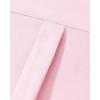 Alimens & Gentle Mens Oxford Shirt Solid Stretch Dress Shirts Casual Business Long Sleeve Button Down Shirt with Pocket(Light Pink)