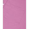 Alimens & Gentle Mens Oxford Shirt Solid Stretch Dress Shirts Casual Business Long Sleeve Button Down Shirt with Pocket(Pink)