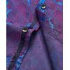 Alimens & Gentle Mens Paisley Dress Shirt Long Sleeve Luxury Button Down Floral Shirt Party Casual Wedding(Purple Teal)