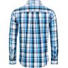 Alimens & Gentle Men’s Plaid Button Down Shirts Cotton Long Sleeve Dress Shirts Regular Fit Gingham Shirts(Black/Blue plaid)