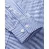 Alimens & Gentle Men’s Plaid Button Down Shirts Cotton Long Sleeve Dress Shirts Regular Fit Gingham Shirts(Blue White Gingham)