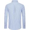 Alimens & Gentle Men’s Plaid Button Down Shirts Cotton Long Sleeve Dress Shirts Regular Fit Gingham Shirts(Blue White Gingham)