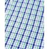 Alimens & Gentle Men’s Plaid Button Down Shirts Cotton Long Sleeve Dress Shirts Regular Fit Gingham Shirts(Green Navy  Plaid)