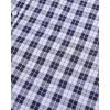 Alimens & Gentle Men’s Plaid Button Down Shirts Cotton Long Sleeve Dress Shirts Regular Fit Gingham Shirts(Navy Plaid)
