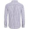 Alimens & Gentle Men’s Plaid Button Down Shirts Cotton Long Sleeve Dress Shirts Regular Fit Gingham Shirts(Navy Red  Small Plaid)