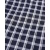 Alimens & Gentle Men’s Plaid Button Down Shirts Cotton Long Sleeve Dress Shirts Regular Fit Gingham Shirts(Navy White Plaid)