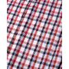 Alimens & Gentle Men’s Plaid Button Down Shirts Cotton Long Sleeve Dress Shirts Regular Fit Gingham Shirts(Red Black  Check)