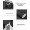 Alimens & Gentle Mens Printed Dress Shirts Long Sleeve Wrinkle Free Button Down Shirt Regular Fit Casual Business Tops(Black Flake)