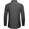 Alimens & Gentle Mens Printed Dress Shirts Long Sleeve Wrinkle Free Button Down Shirt Regular Fit Casual Business Tops(Black Flake)