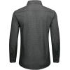 Alimens & Gentle Mens Printed Dress Shirts Long Sleeve Wrinkle Free Button Down Shirt Regular Fit Casual Business Tops(Black Flower)