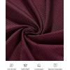 Alimens & Gentle Mens Printed Dress Shirts Long Sleeve Wrinkle Free Button Down Shirt Regular Fit Casual Business Tops(Red)