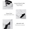 Alimens & Gentle Mens Printed Dress Shirts Long Sleeve Wrinkle Free Button Down Shirt Regular Fit Casual Business Tops(White Black)