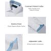 Alimens & Gentle Mens Printed Dress Shirts Long Sleeve Wrinkle Free Button Down Shirt Regular Fit Casual Business Tops(White Flake)