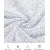 Alimens & Gentle Mens Printed Dress Shirts Long Sleeve Wrinkle Free Button Down Shirt Regular Fit Casual Business Tops(White Flake)