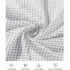 Alimens & Gentle Mens Printed Dress Shirts Long Sleeve Wrinkle Free Button Down Shirt Regular Fit Casual Business Tops(White Flower)