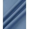 Alimens & Gentle Mens Short Sleeve Dress Shirts Wrinkle Free Solid Casual Button Down Shirts with Pocket(Misty Blue)