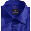 Alimens & Gentle Mens Short Sleeve Dress Shirts Wrinkle Free Solid Casual Button Down Shirts with Pocket(Royal Blue)
