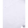 Alimens & Gentle Mens Short Sleeve Dress Shirts Wrinkle Free Solid Casual Button Down Shirts with Pocket(White)