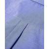 Alimens & Gentle Mens Solid Oxford Shirt Long Sleeve Dress Shirt Work Casual Button Down Shirts with Pocket(Aroyal Blue)