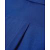 Alimens & Gentle Mens Solid Oxford Shirt Long Sleeve Dress Shirt Work Casual Button Down Shirts with Pocket(Bright Blue)