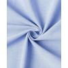 Alimens & Gentle Mens Solid Oxford Shirt Long Sleeve Dress Shirt Work Casual Button Down Shirts with Pocket(Classic Blue)