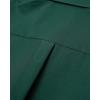 Alimens & Gentle Mens Solid Oxford Shirt Long Sleeve Dress Shirt Work Casual Button Down Shirts with Pocket(Dark Green)