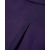 Alimens & Gentle Mens Solid Oxford Shirt Long Sleeve Dress Shirt Work Casual Button Down Shirts with Pocket(Dark Purple)