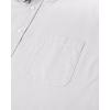 Alimens & Gentle Mens Solid Oxford Shirt Long Sleeve Dress Shirt Work Casual Button Down Shirts with Pocket(Khaki Gery)