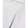 Alimens & Gentle Mens Solid Oxford Shirt Long Sleeve Dress Shirt Work Casual Button Down Shirts with Pocket(Khaki Gery)