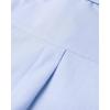 Alimens & Gentle Mens Solid Oxford Shirt Long Sleeve Dress Shirt Work Casual Button Down Shirts with Pocket(Light Blue)