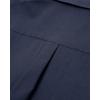Alimens & Gentle Mens Solid Oxford Shirt Long Sleeve Dress Shirt Work Casual Button Down Shirts with Pocket(Navy Blue)
