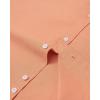 Alimens & Gentle Mens Solid Oxford Shirt Long Sleeve Dress Shirt Work Casual Button Down Shirts with Pocket(Orange Yellow)