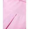 Alimens & Gentle Mens Solid Oxford Shirt Long Sleeve Dress Shirt Work Casual Button Down Shirts with Pocket(Pink)