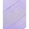 Alimens & Gentle Mens Solid Oxford Shirt Long Sleeve Dress Shirt Work Casual Button Down Shirts with Pocket(Purple)