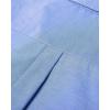 Alimens & Gentle Mens Solid Oxford Shirt Long Sleeve Dress Shirt Work Casual Button Down Shirts with Pocket(Ultramarine)
